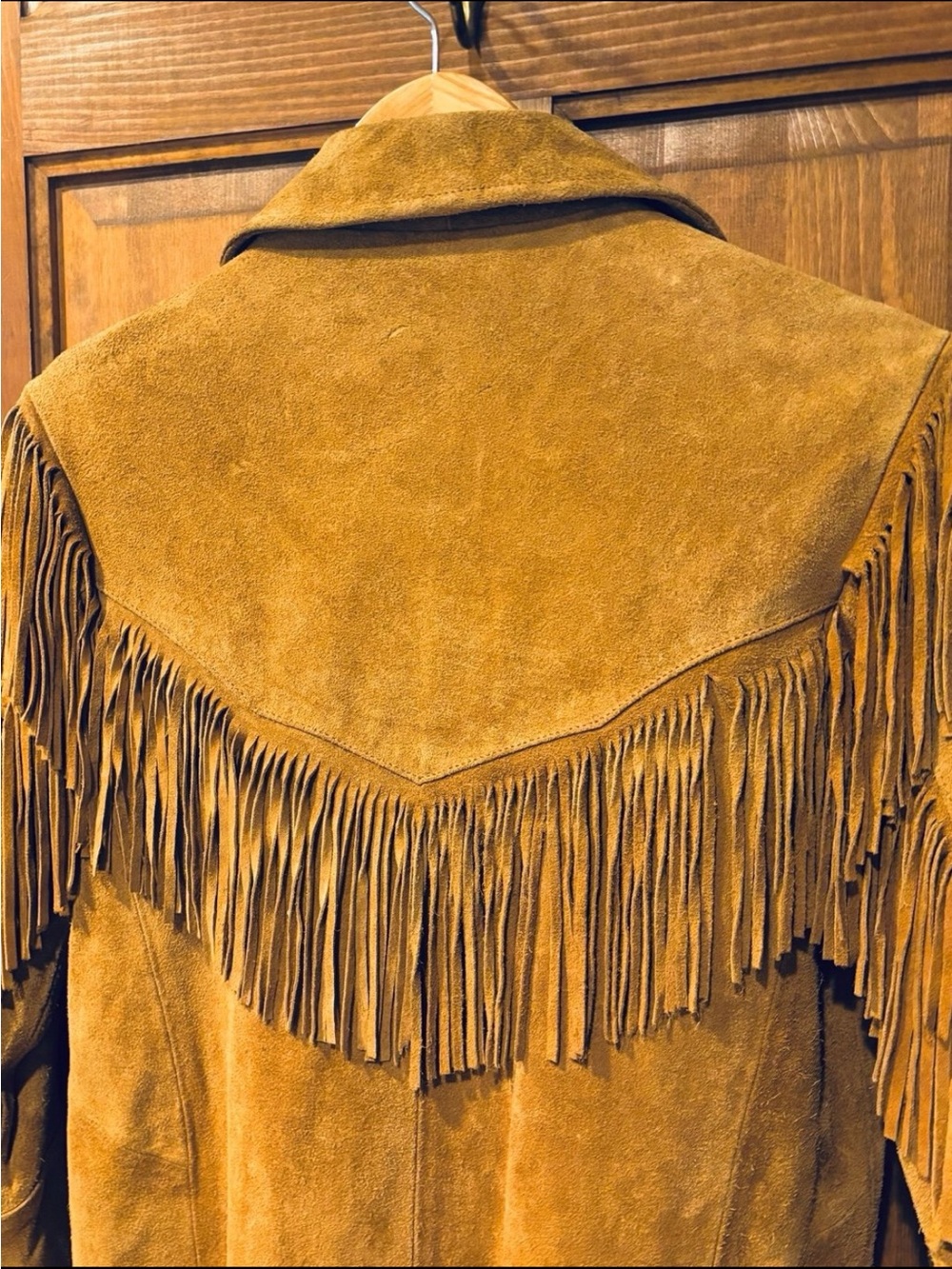 Vintage EXCELLED NEW YORK Leather Fringe Jacket - Picture 4 of 9